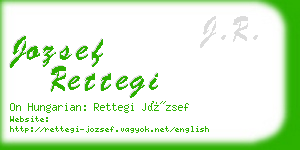 jozsef rettegi business card